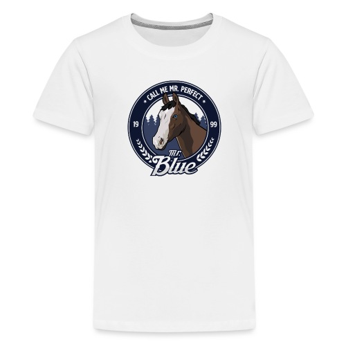 Mr. Blue Black Logo - Kids' Premium T-Shirt