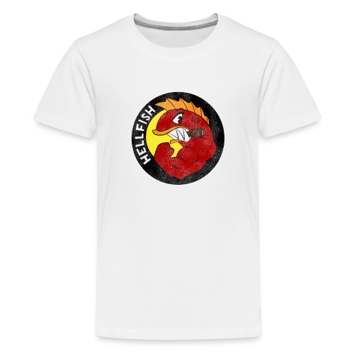 Flying Hellfish - Distressed Washed Worn - Kids' Premium T-Shirt