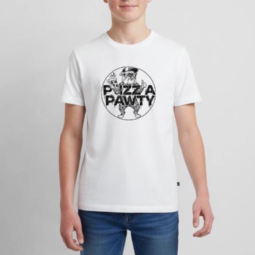 Pizza Pawty Bulldog T-Shirt | Funny Dog Pizza Tee - Kids' Premium T-Shirt