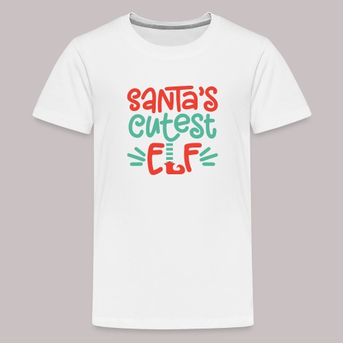 Christmas Cutest Elf - Kids' Premium T-Shirt