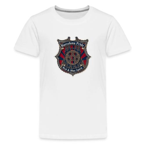 Barcelona Scarlet Pride T Shirt, Soccer City Gift - Kids' Premium T-Shirt