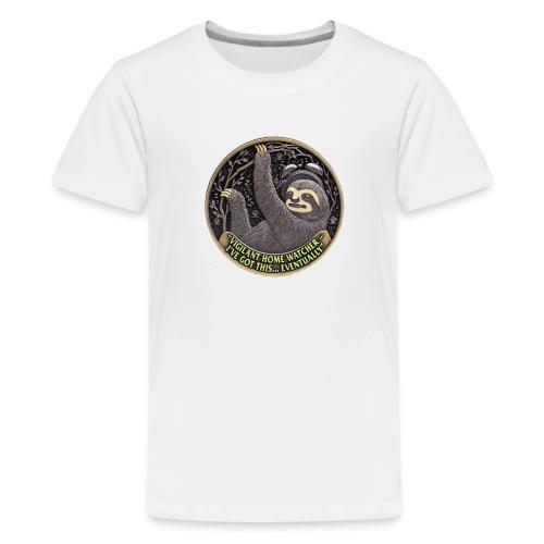 Sloth Home Watcher T Shirt - Kids' Premium T-Shirt