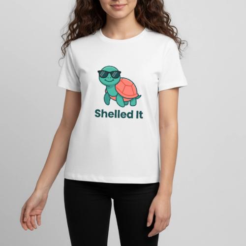 Funny Turtle Sunglasses Shelled It Cute Gift - Kids' Premium T-Shirt