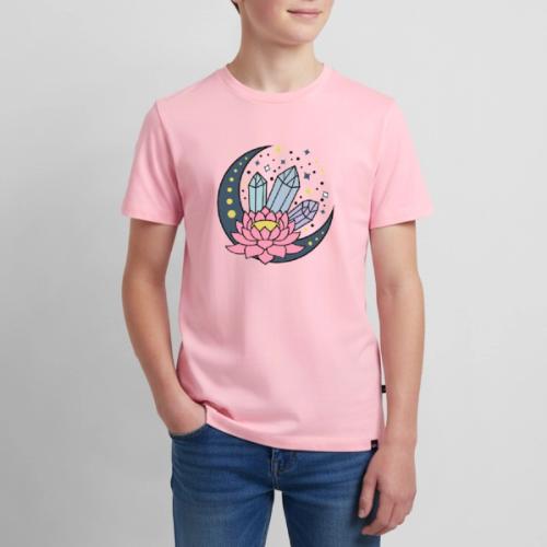 Half A Moon, Healing Crystals Lotus Flower - Kids' Premium T-Shirt