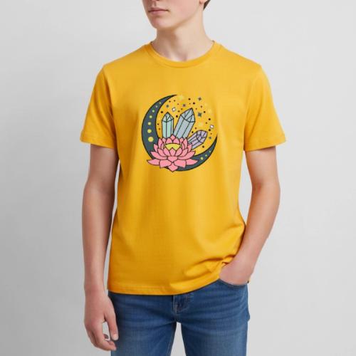 Half A Moon, Healing Crystals Lotus Flower - Kids' Premium T-Shirt