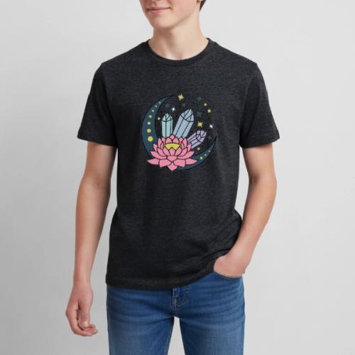 Half A Moon, Healing Crystals Lotus Flower - Kids' Premium T-Shirt