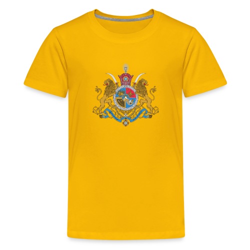 Imperial Coat of Arms of Iran - Kids' Premium T-Shirt