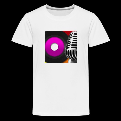 Record & Microphone For Audiophiles - Kids' Premium T-Shirt