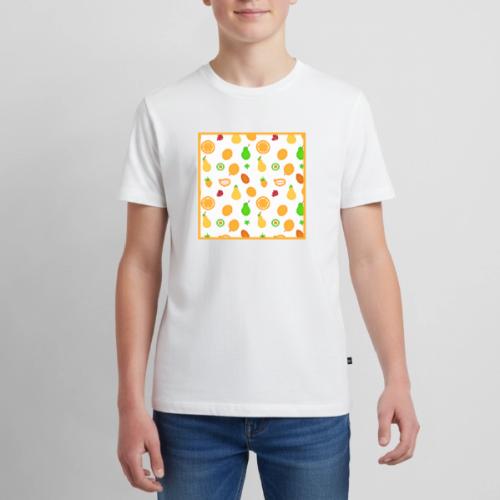 Exotic Fruits Pattern Design - Kids' Premium T-Shirt