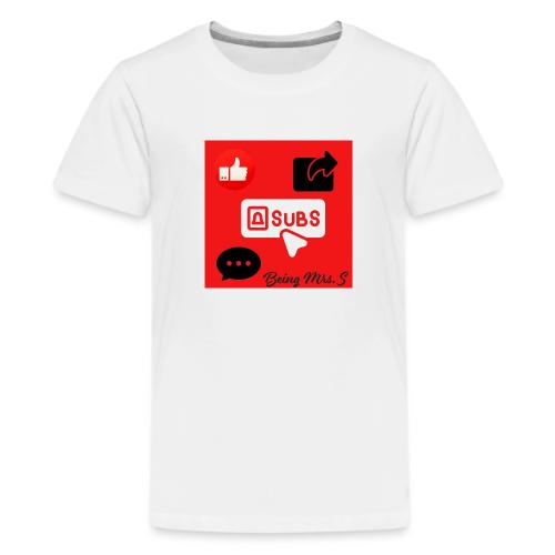 Like Share Subscribe Comment - Kids' Premium T-Shirt