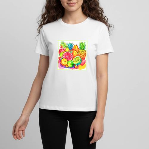 Tropical Fruit Cartoon Art - Kids' Premium T-Shirt