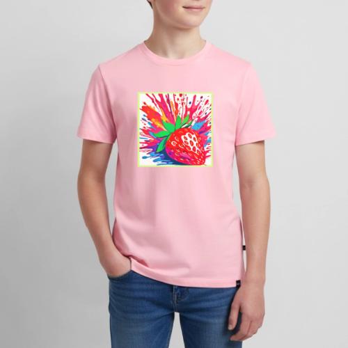 Splatter Strawberry Splash - Kids' Premium T-Shirt