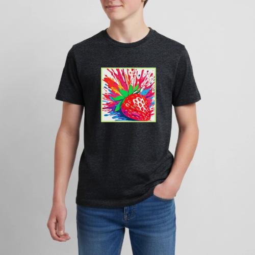 Splatter Strawberry Splash - Kids' Premium T-Shirt