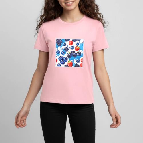 Vibrant Berry Pattern - Kids' Premium T-Shirt