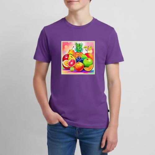 Tropical Fruit Assortment - Kids' Premium T-Shirt