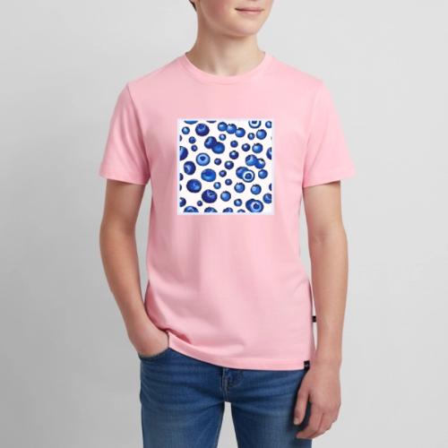 Fresh Blueberry Pattern - Kids' Premium T-Shirt