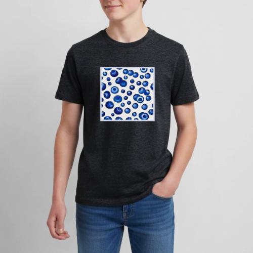 Fresh Blueberry Pattern - Kids' Premium T-Shirt