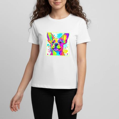 Vibrant Frenchie Bulldog Puppy Art - Kids' Premium T-Shirt