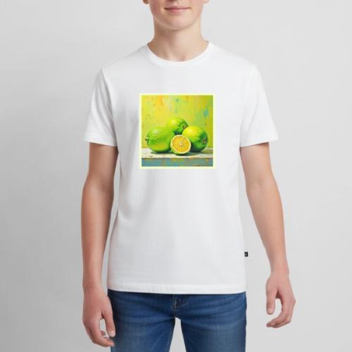 Limes' Bright Summer Pop Design - Kids' Premium T-Shirt