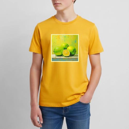 Limes' Bright Summer Pop Design - Kids' Premium T-Shirt