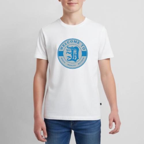 WELCOME TO THE D BADGE BLUE SILVER - Kids' Premium T-Shirt