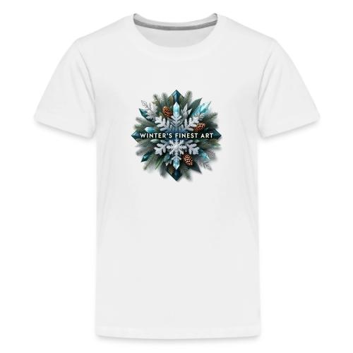 Intricate Frozen Evergreen T-Shirt - Kids' Premium T-Shirt