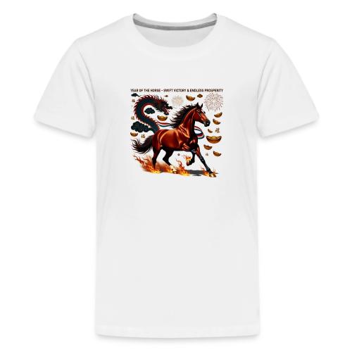 Year of the Horse Victory T Shirt, Lunar New Year - Kids' Premium T-Shirt