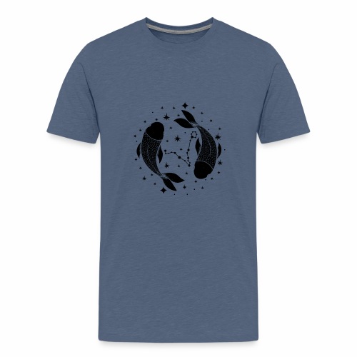 Zodiac sign Pisces Soulful Pisces February March - Kids' Premium T-Shirt