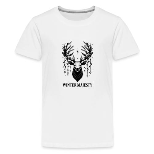 Majestic Reindeer T-Shirt, Poster, & Mug - Kids' Premium T-Shirt