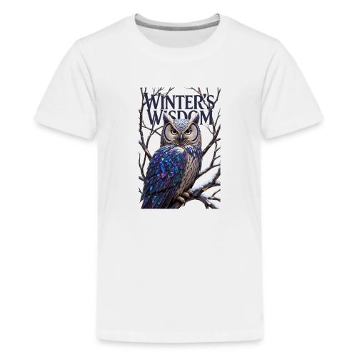 Crystalized Forest Owl T-Shirt - Kids' Premium T-Shirt