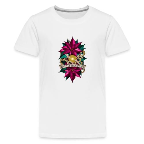 Queen of the Solstice Poinsettia T-Shirt - Kids' Premium T-Shirt