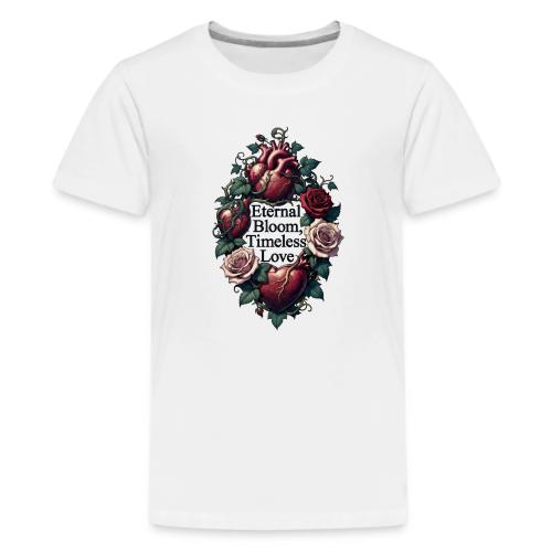 Eternal Bloom Timeless Love Entwined Hearts T-Shir - Kids' Premium T-Shirt