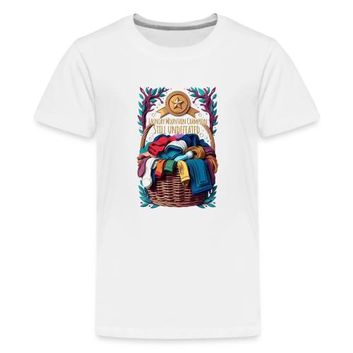 Laundry Mountain Champion Tee | Still Undefeated - Kids' Premium T-Shirt