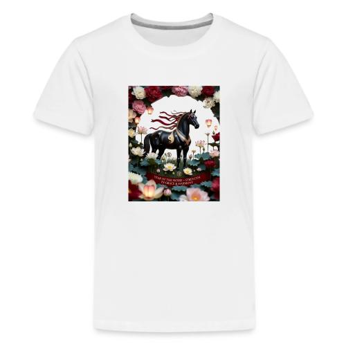 Year of the Horse Harmony T Shirt, Lunar New Year - Kids' Premium T-Shirt