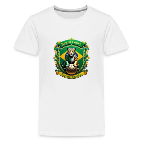 Brazil Jaguar Glory Tee, Brazilian Pride Gift - Kids' Premium T-Shirt