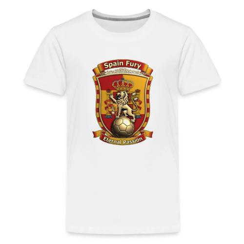 Spain Lion Fury T-Shirt, Spanish Crest Gift - Kids' Premium T-Shirt