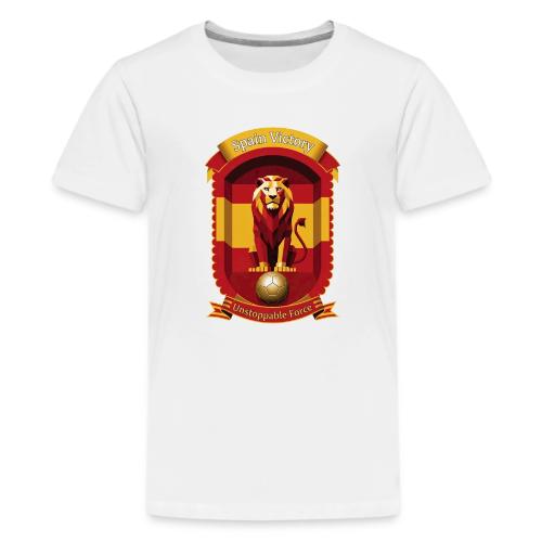 Spain Lion Victory T-Shirt, Flag Pride Crest Gift - Kids' Premium T-Shirt