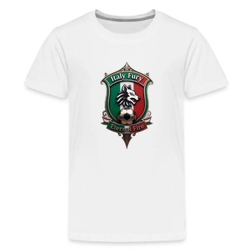 Italy heritage Wolf Fury Tee, Pride Badge Gift - Kids' Premium T-Shirt
