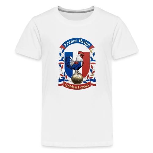 France Rooster Reign T-Shirt, Tricolore Pride Gift - Kids' Premium T-Shirt