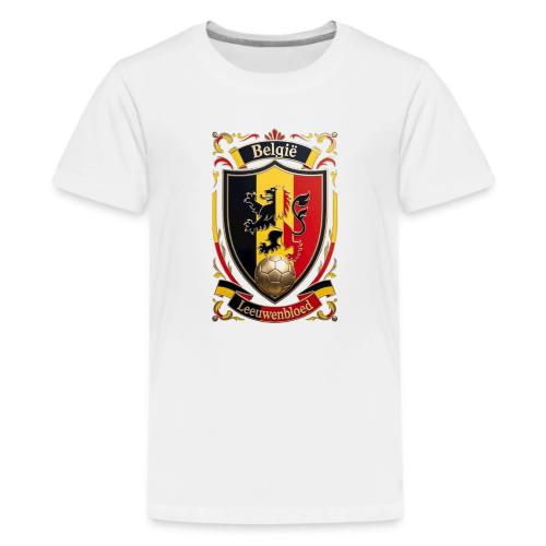 Belgium Lion Crest T-Shirt, Belgian Flag Gift - Kids' Premium T-Shirt