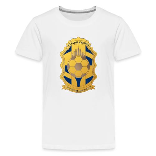 Riyadh Crown T Shirt, Modern Desert Pride Gift - Kids' Premium T-Shirt