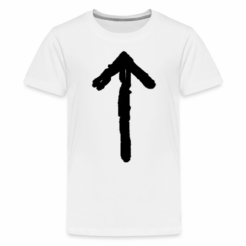 Elder Futhark Rune Tiwaz - Letter T - Kids' Premium T-Shirt