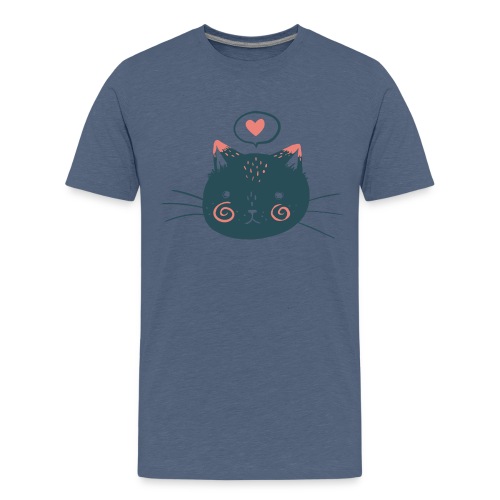 Cat Face by Kelsey King - Kids' Premium T-Shirt