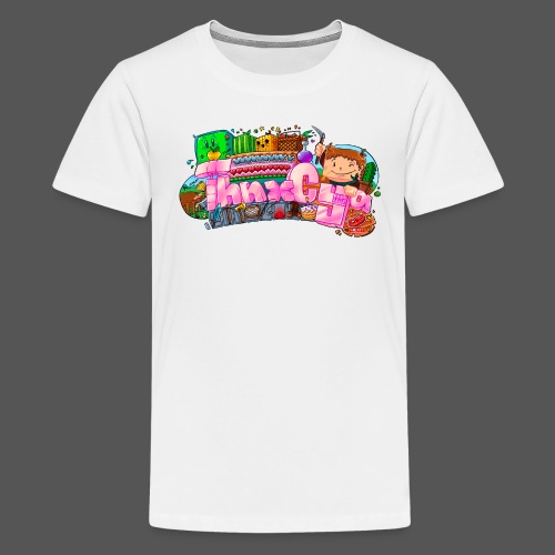 ThnxCya tshirt generic design 03 by Jonas Nacef pn - Kids' Premium T-Shirt