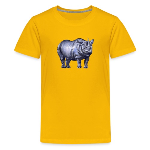 One horned rhino - Kids' Premium T-Shirt