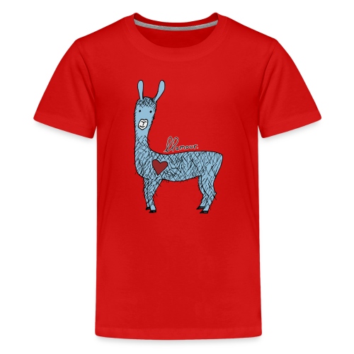 Cute llama - Kids' Premium T-Shirt