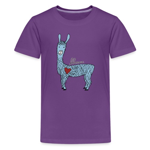 Cute llama - Kids' Premium T-Shirt