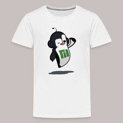 Manjaro Mascot wink hello left - Kids' Premium T-Shirt