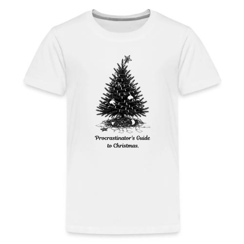 Procrastinator's Guide Christmas T-Shirt - Kids' Premium T-Shirt