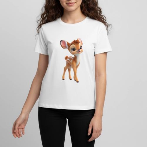 Sweet 3D Baby Deer with Big Eyes - Kids' Premium T-Shirt